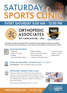 Orthopedic Associates Blue Cardinal Photography Ad