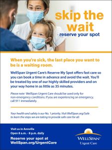 WellSpan Blue Cardinal Photography Ad